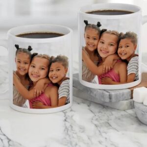 Double Sided Photo Personalized Coffee Mug